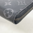Louis Vuitton Wallet Monogram Eclipse Zippy Vertical Black — view 6