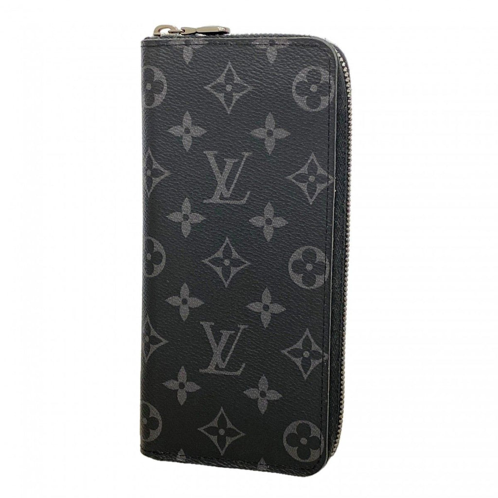 Louis Vuitton Wallet Monogram Eclipse Zippy Vertical Black