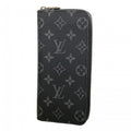 Louis Vuitton Wallet Monogram Eclipse Zippy Vertical Black