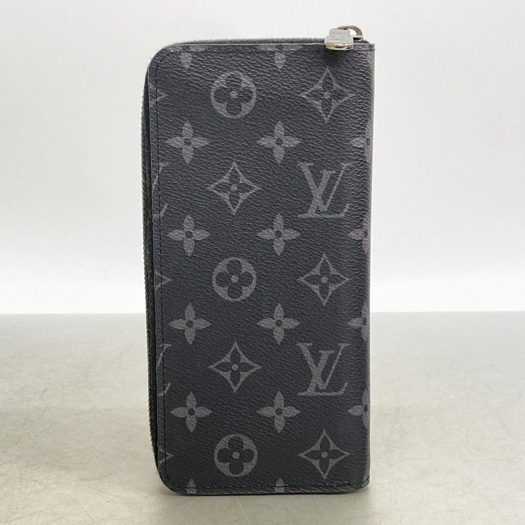Louis Vuitton Wallet Monogram Eclipse Zippy Vertical Black — view 8