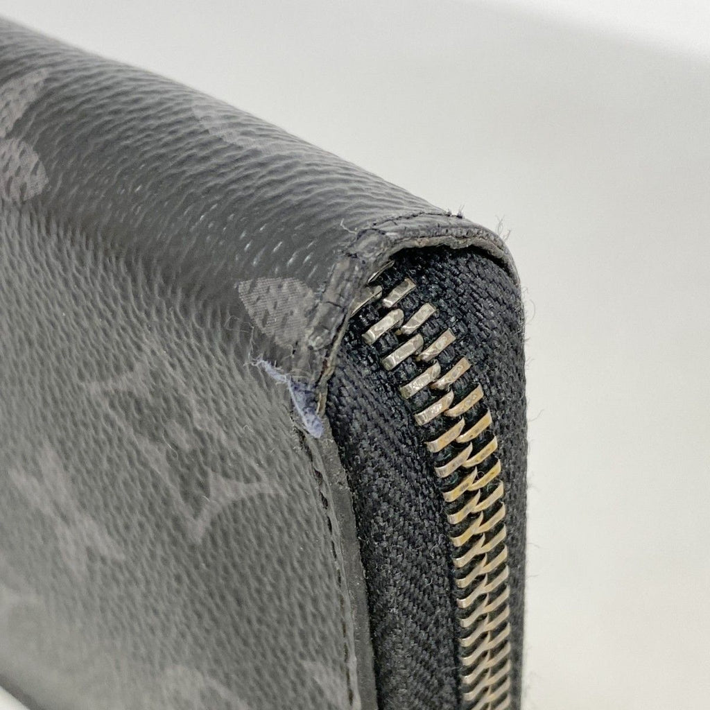 Louis Vuitton Wallet Monogram Eclipse Zippy Vertical Black — view 5
