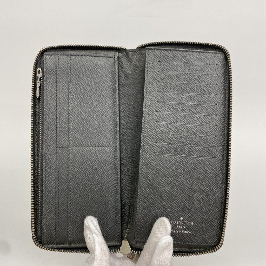 Louis Vuitton Wallet Monogram Eclipse Zippy Vertical Black — view 3