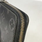 Louis Vuitton Wallet Monogram Eclipse Zippy Vertical Black — view 6