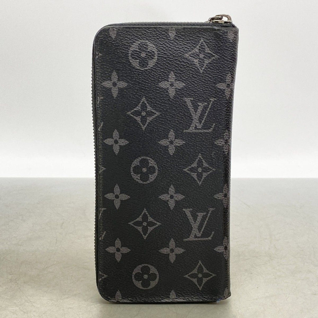 Louis Vuitton Wallet Monogram Eclipse Zippy Vertical Black — view 8