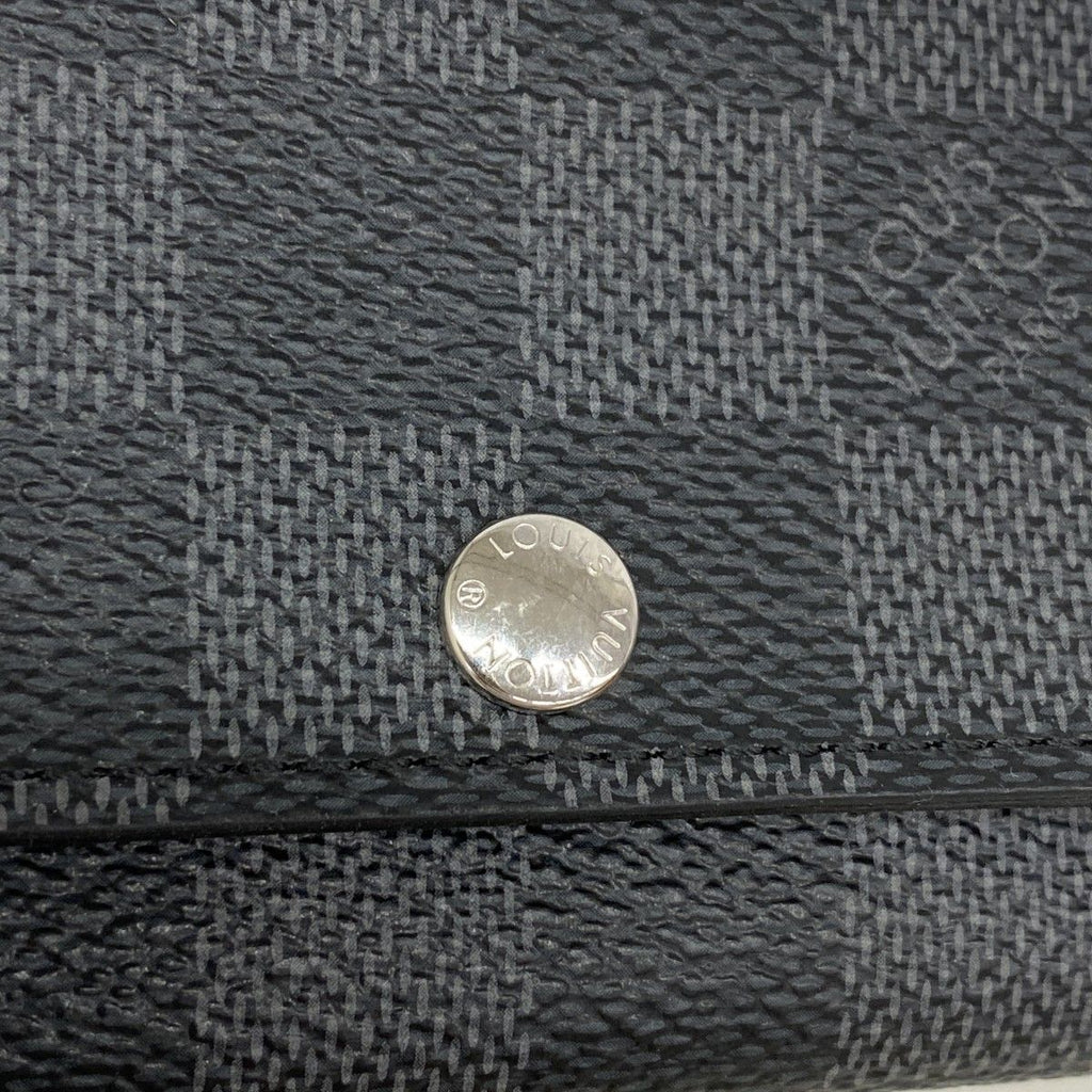Louis Vuitton Key Case Damier Graphite Multicles 6 Black Gray Key Holder — view 6