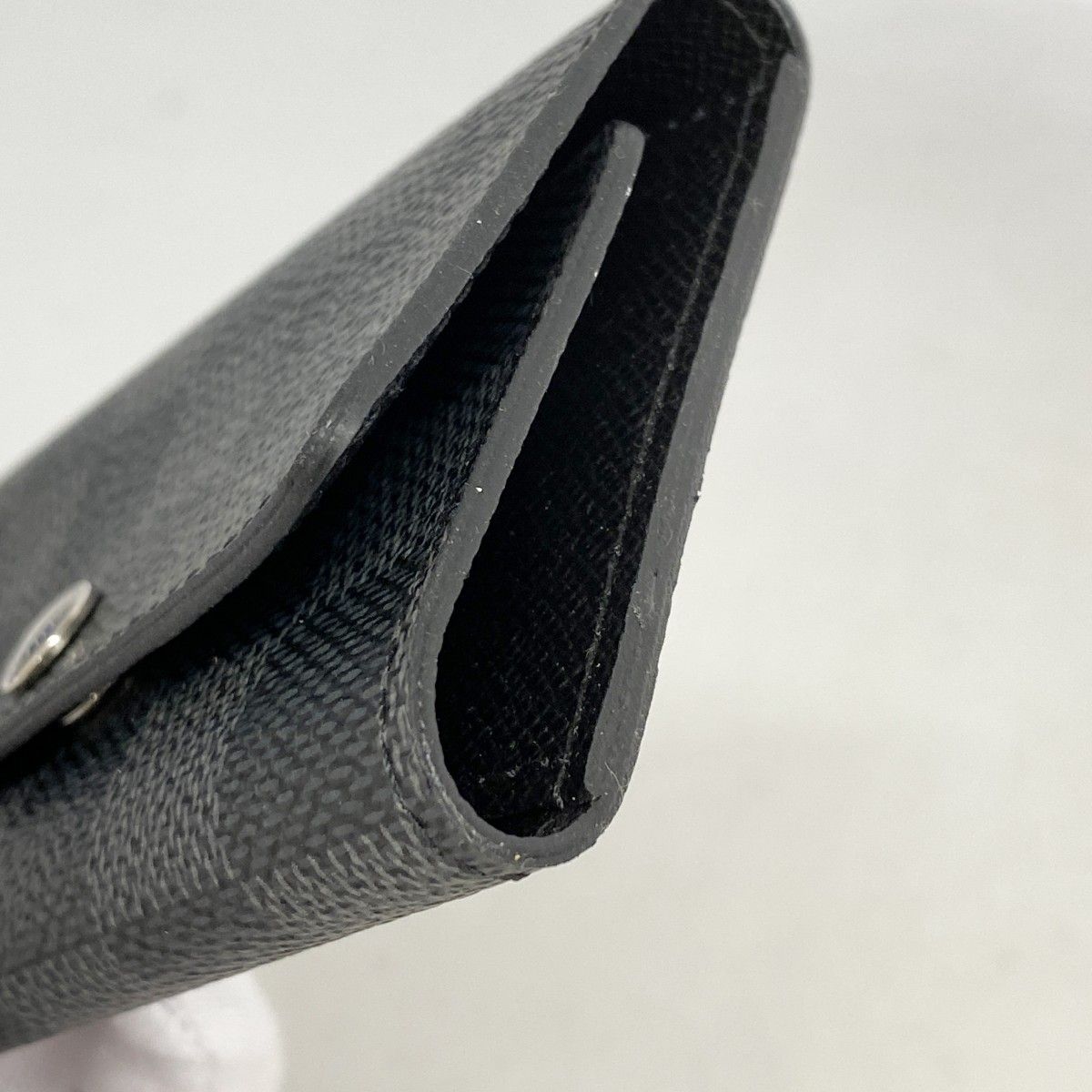 Louis Vuitton Key Case Damier Graphite Multicles 6 Black Gray Key Holder — view 5