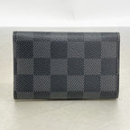 Louis Vuitton Key Case Damier Graphite Multicles 6 Black Gray Key Holder — view 7