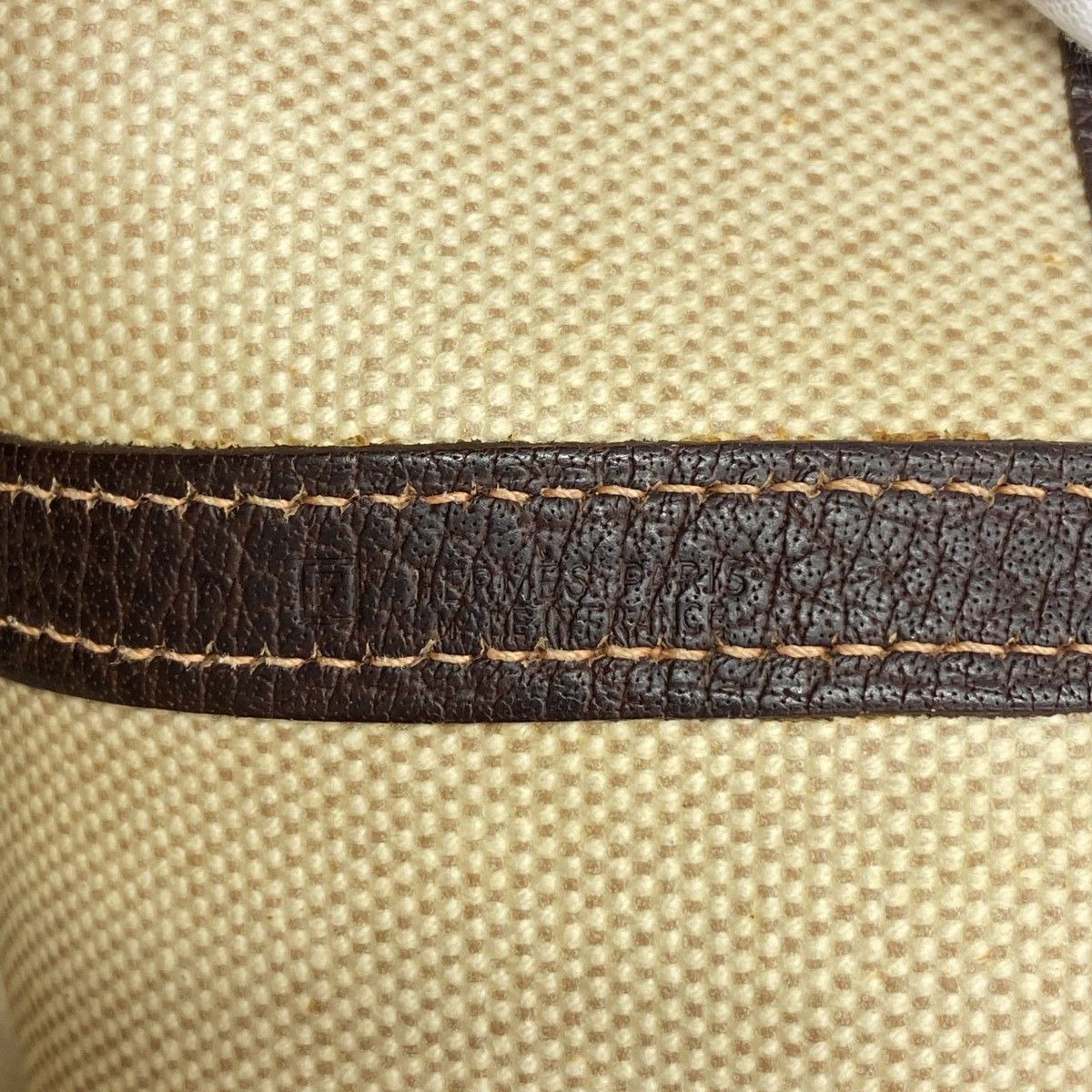 Hermes Tote Garden Party PM Toile Ash Brown Silver — view 5