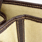 Hermes Tote Garden Party PM Toile Ash Brown Silver — view 6