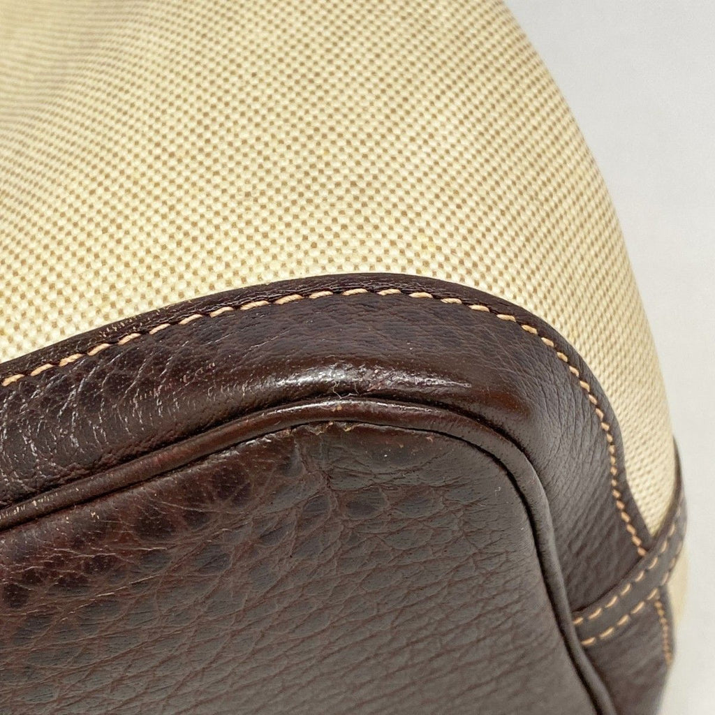 Hermes Tote Garden Party PM Toile Ash Brown Silver — view 9