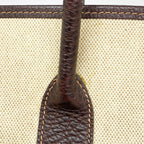 Hermes Tote Garden Party PM Toile Ash Brown Silver — view 8