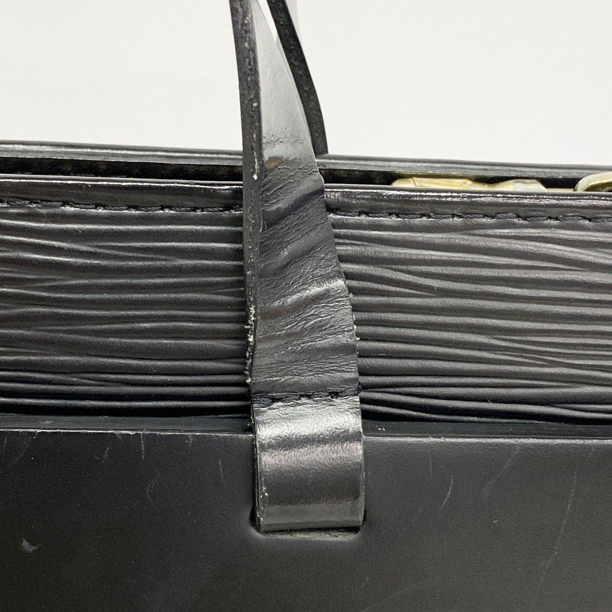 Louis Vuitton Tote Epi Croisette PM Noir — view 7