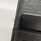 Louis Vuitton Tote Epi Croisette PM Noir — view 6
