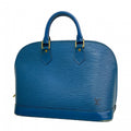 Louis Vuitton Handbag Epi Alma Toledo Blue