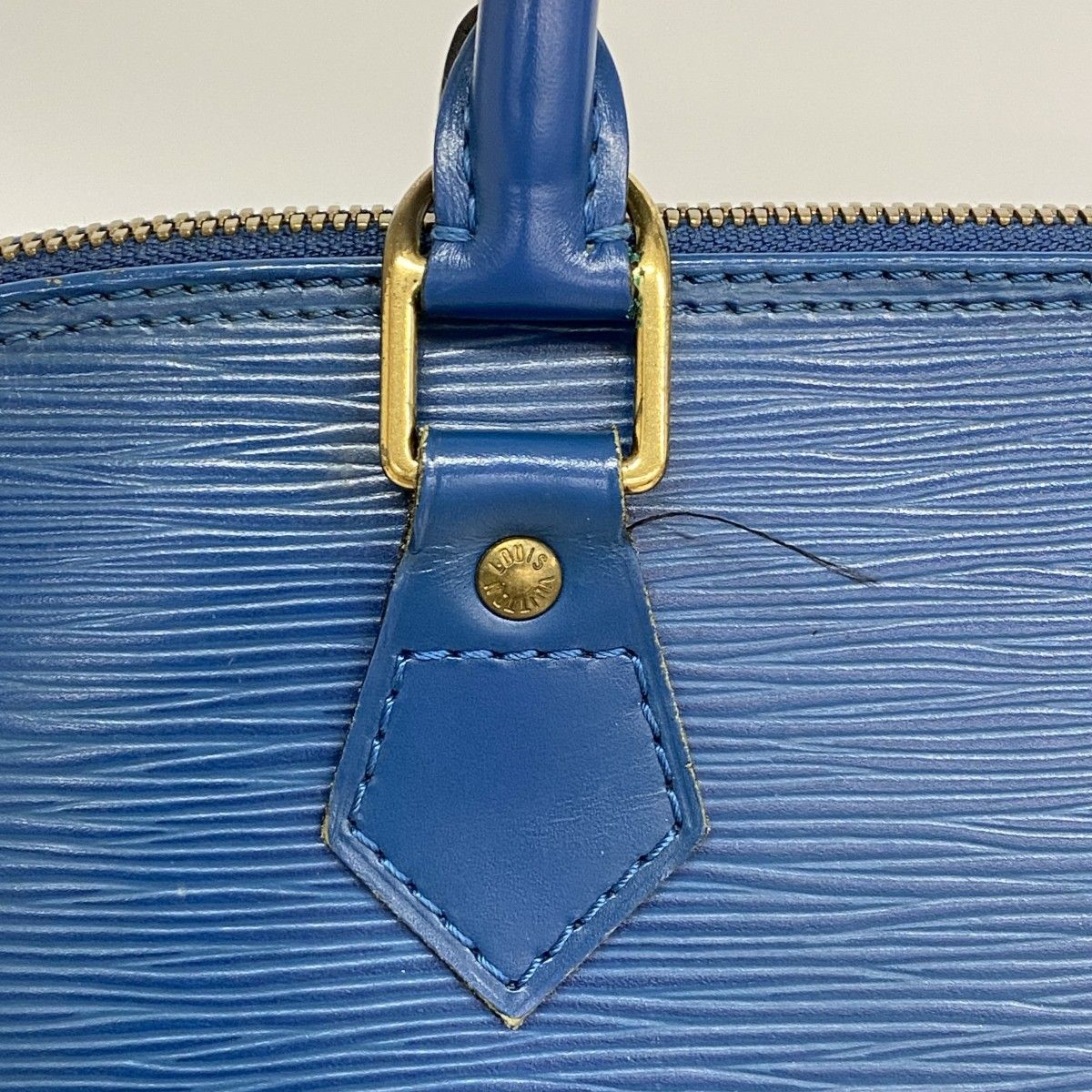Louis Vuitton Handbag Epi Alma Toledo Blue — view 8