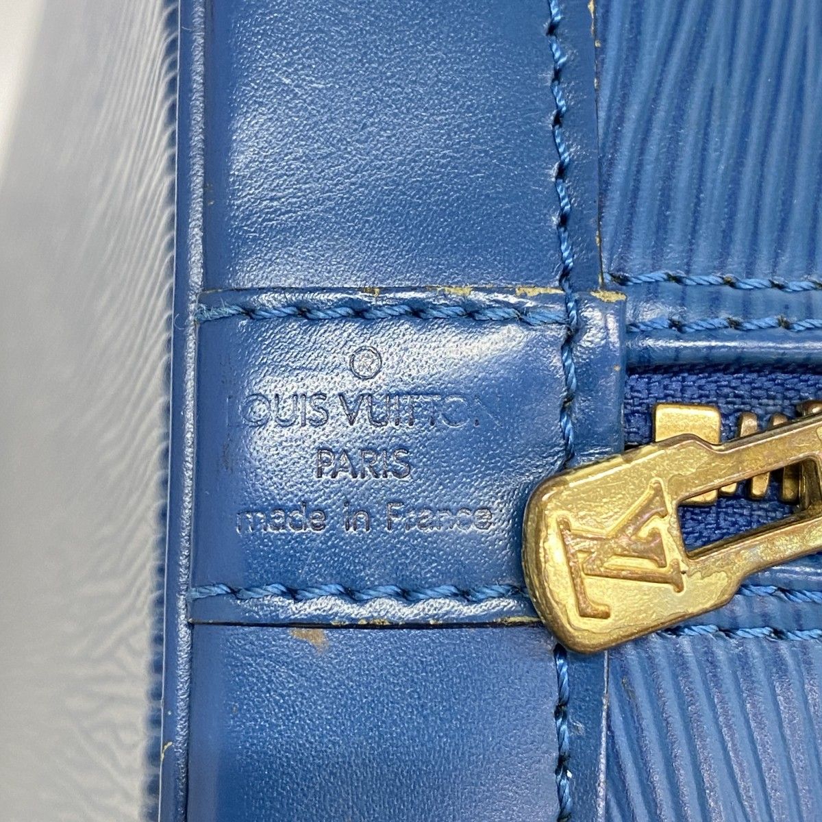 Louis Vuitton Handbag Epi Alma Toledo Blue — view 5