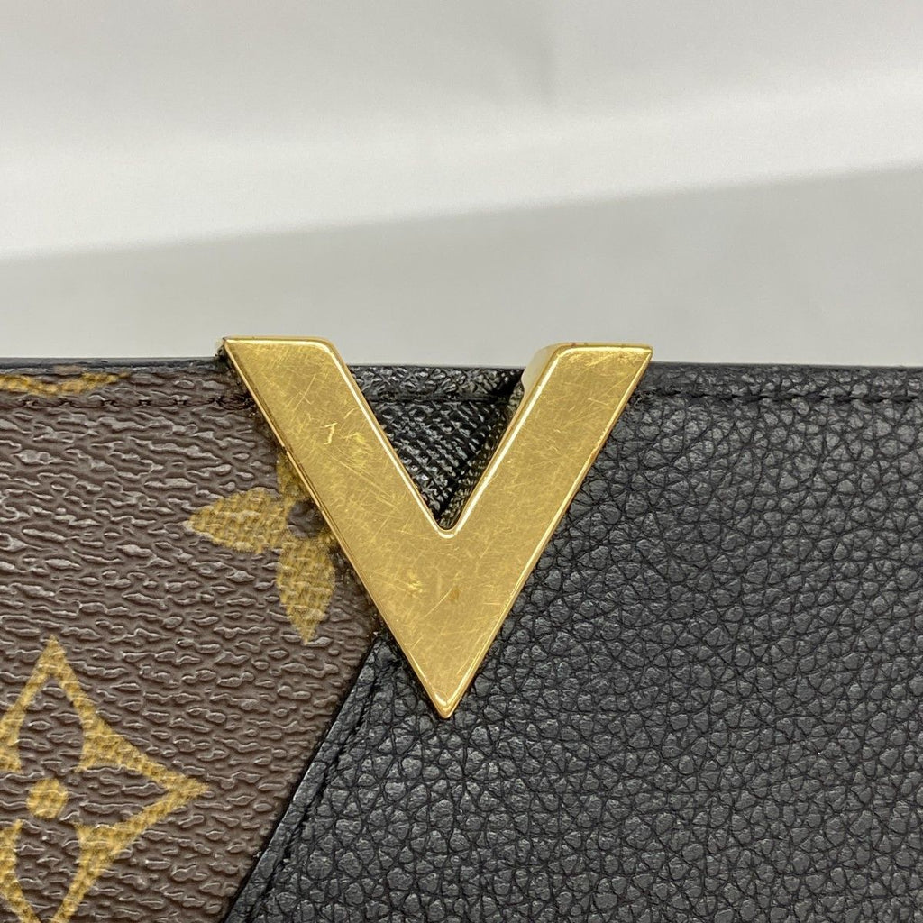 Louis Vuitton Wallet Monogram Portefeuille Kimono Brown Noir — view 8