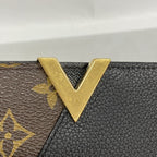 Louis Vuitton Wallet Monogram Portefeuille Kimono Brown Noir — view 8