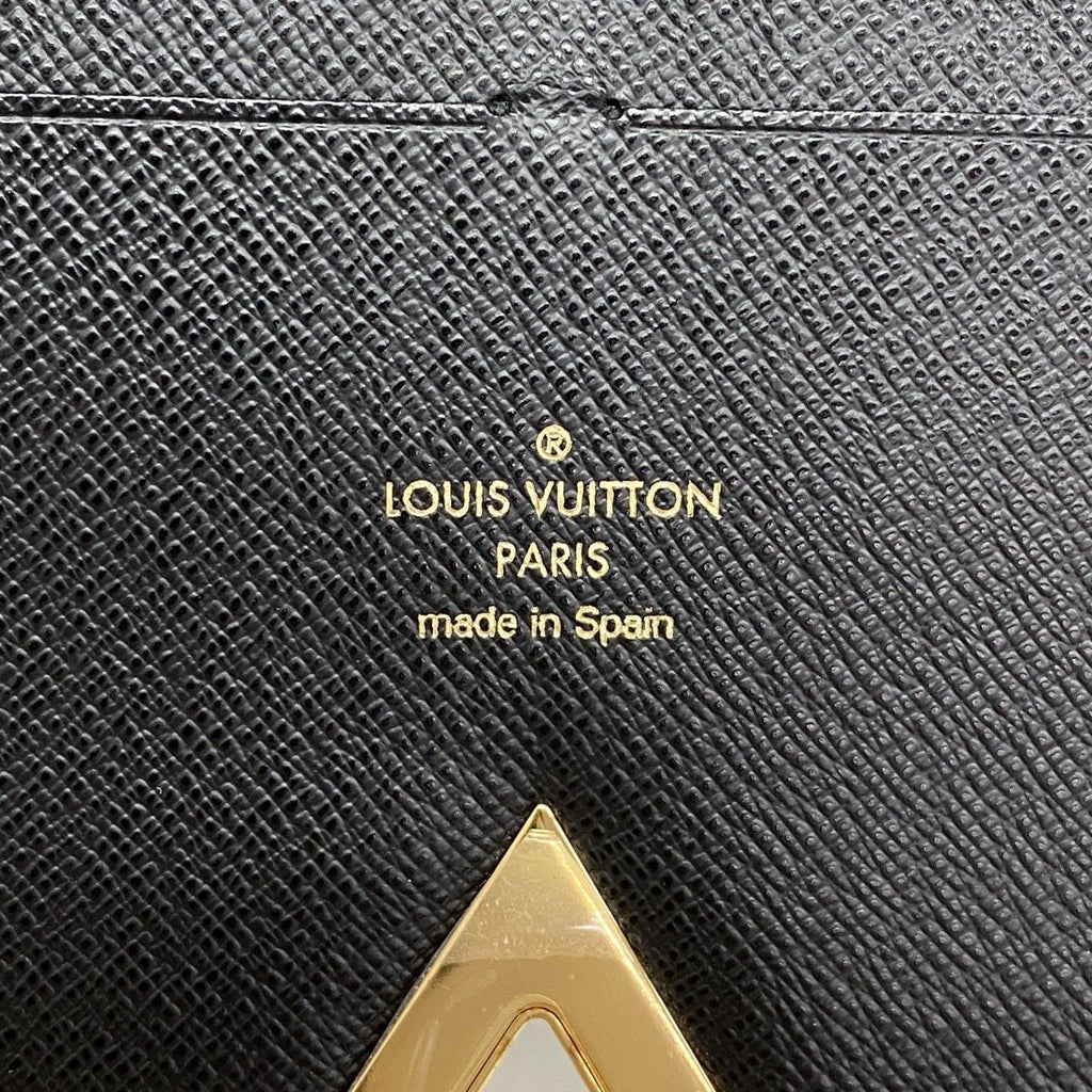 Louis Vuitton Wallet Monogram Portefeuille Kimono Brown Noir — view 4