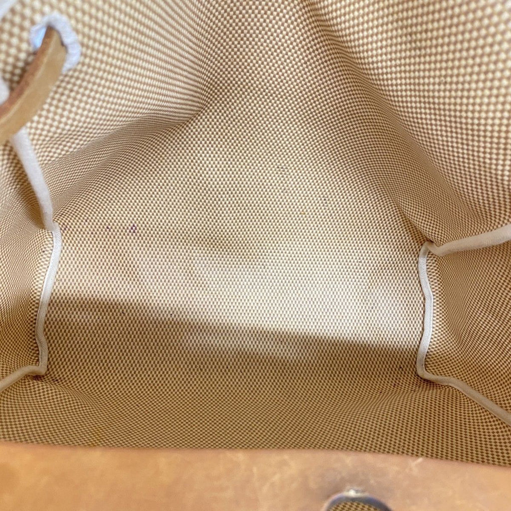 Hermes Handbag Herbag MM Toile GM Natural Silver — view 4
