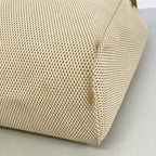 Hermes Handbag Herbag MM Toile GM Natural Silver — view 6