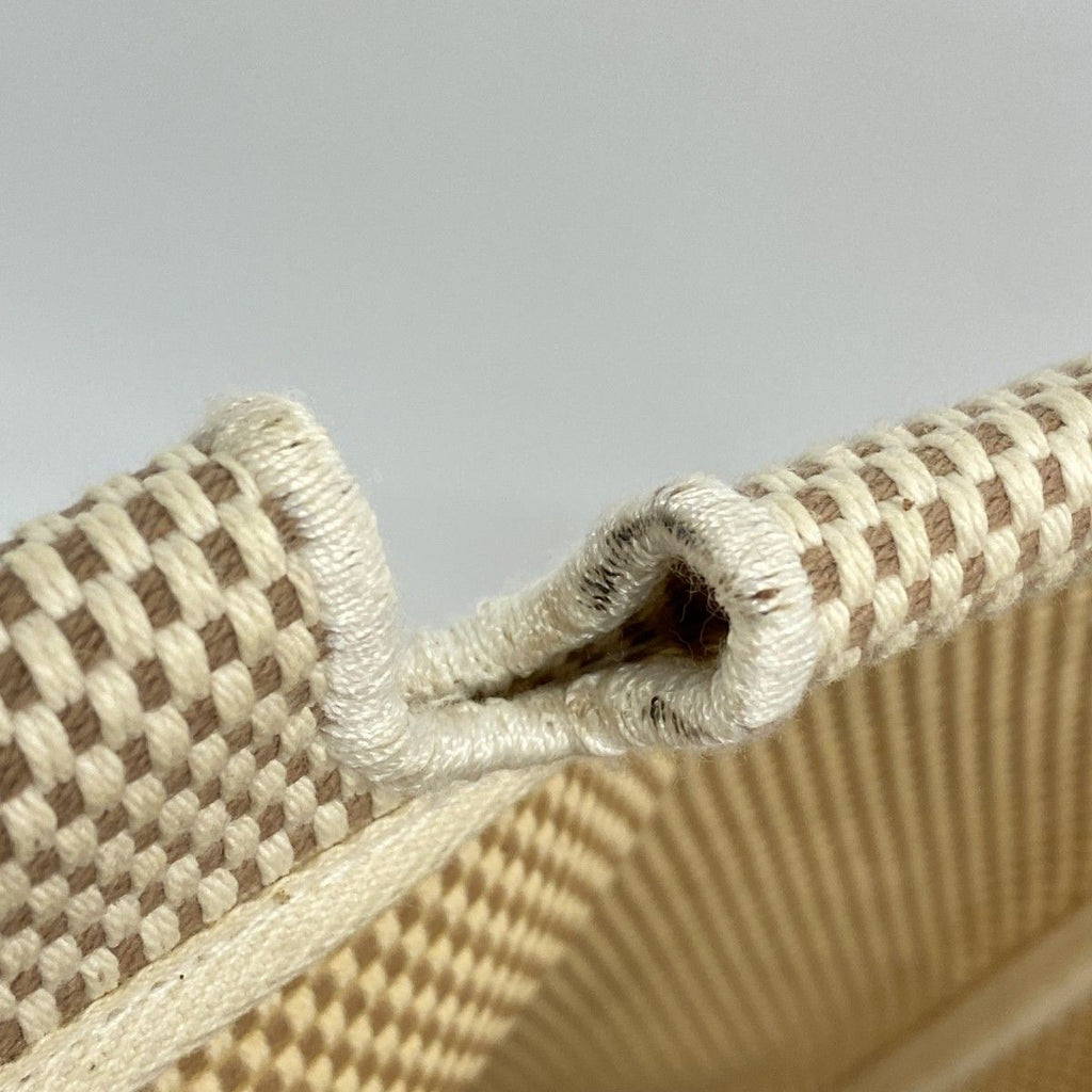 Hermes Handbag Herbag MM Toile GM Natural Silver — view 8