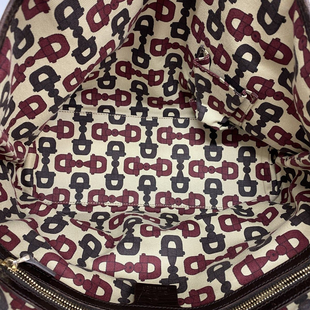 Gucci Tote GG Canvas Sherry Line Beige Brown Champagne Gold — view 4