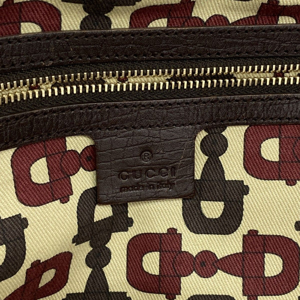 Gucci Tote GG Canvas Sherry Line Beige Brown Champagne Gold — view 5