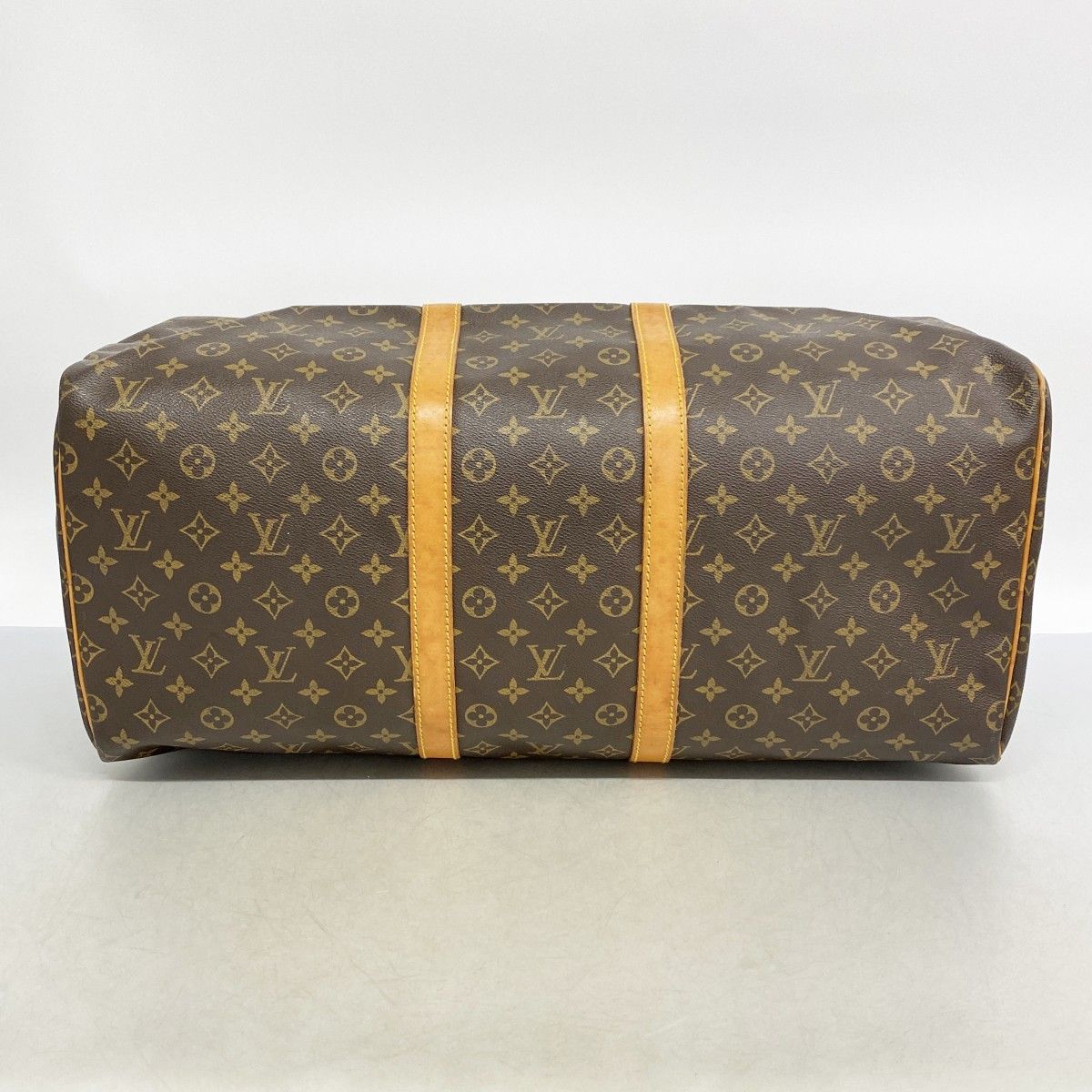 Louis Vuitton Boston Bag Monogram Keepall 55 Brown — view 3