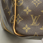 Louis Vuitton Boston Bag Monogram Keepall 55 Brown — view 7