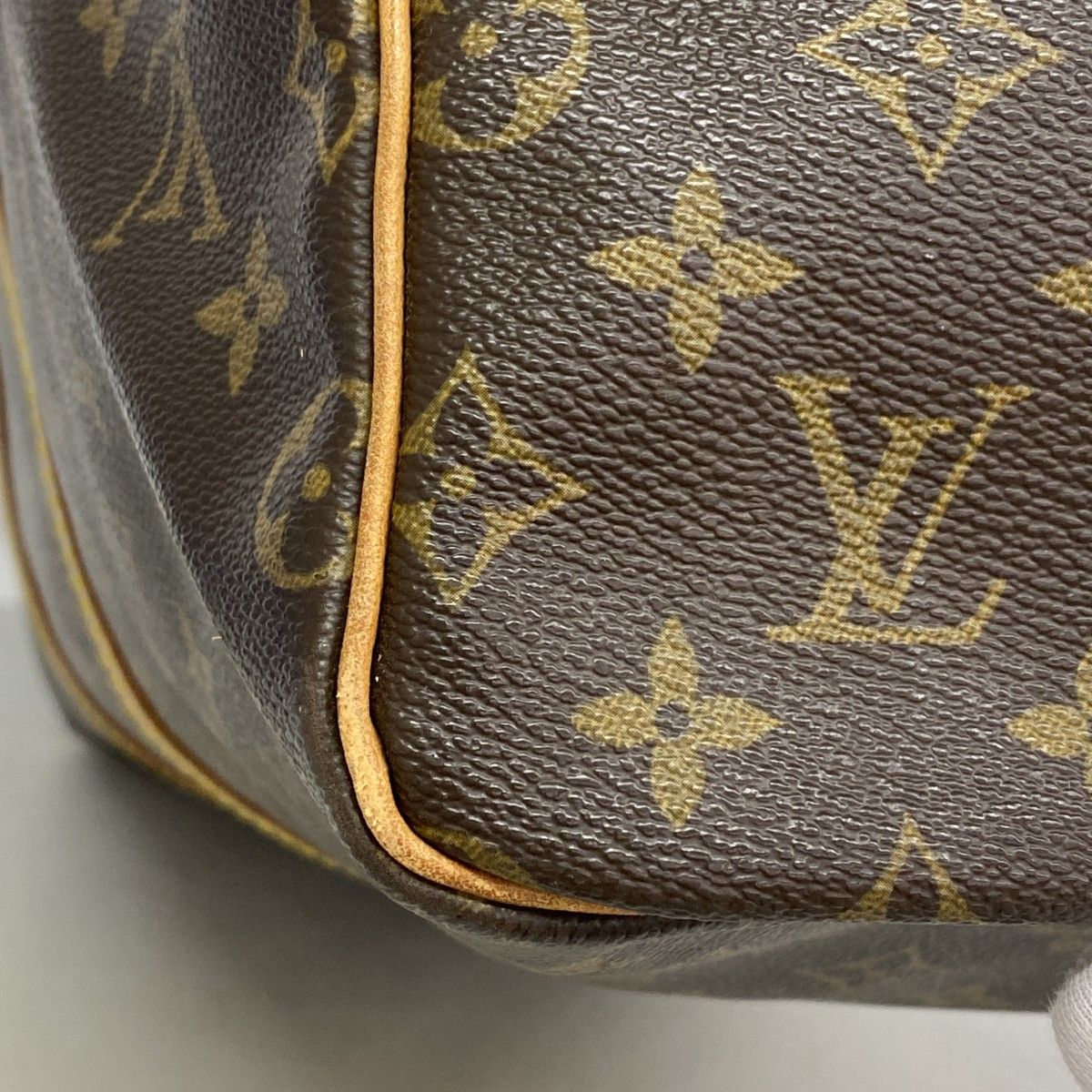 Louis Vuitton Boston Bag Monogram Keepall 55 Brown — view 7