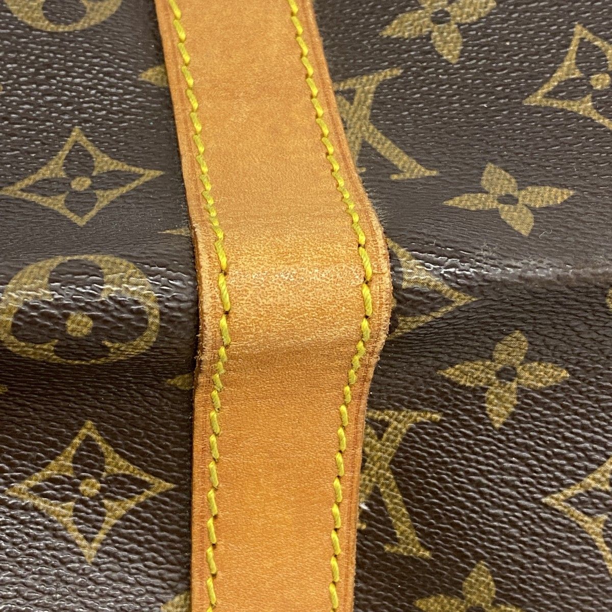 Louis Vuitton Boston Bag Monogram Keepall 55 Brown — view 9