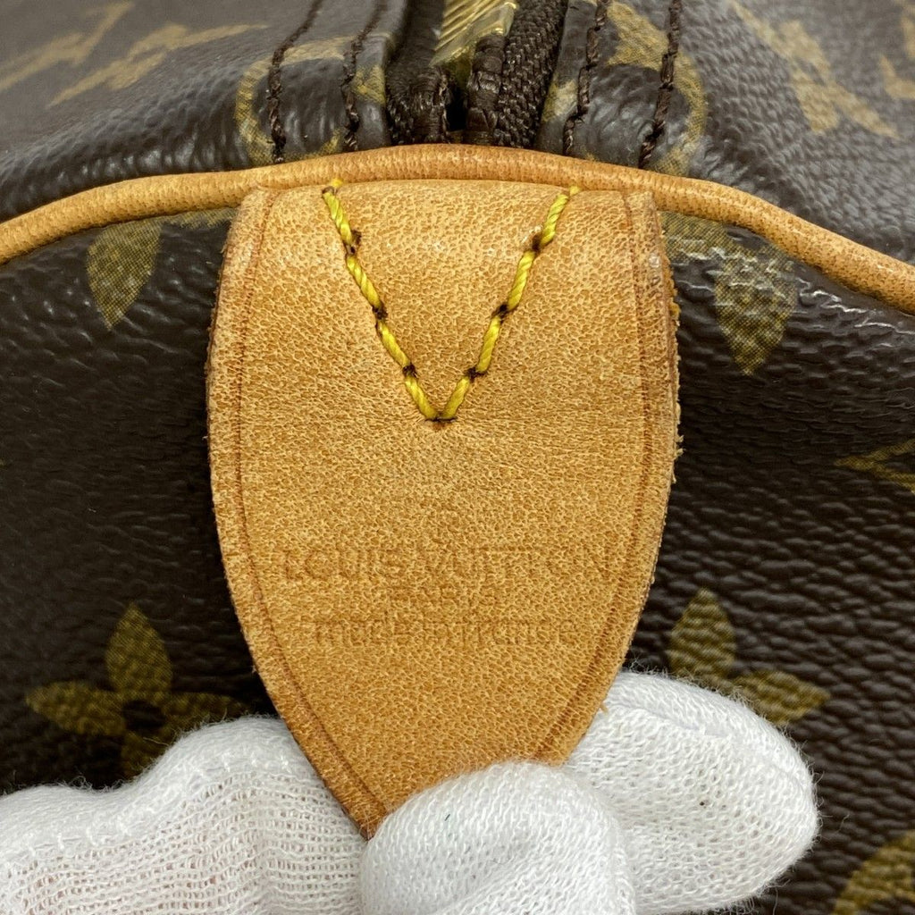 Louis Vuitton Boston Bag Monogram Keepall 55 Brown — view 5