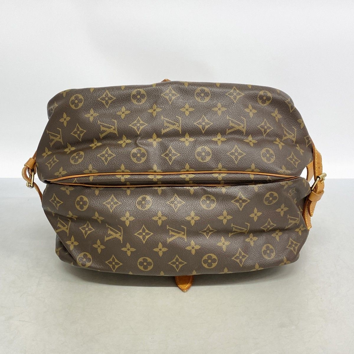 Louis Vuitton Shoulder Bag Monogram Saumur 35 Brown — view 3