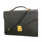 Louis Vuitton Briefcase Epi Porte Documents Bandouliere Noir 2-Way