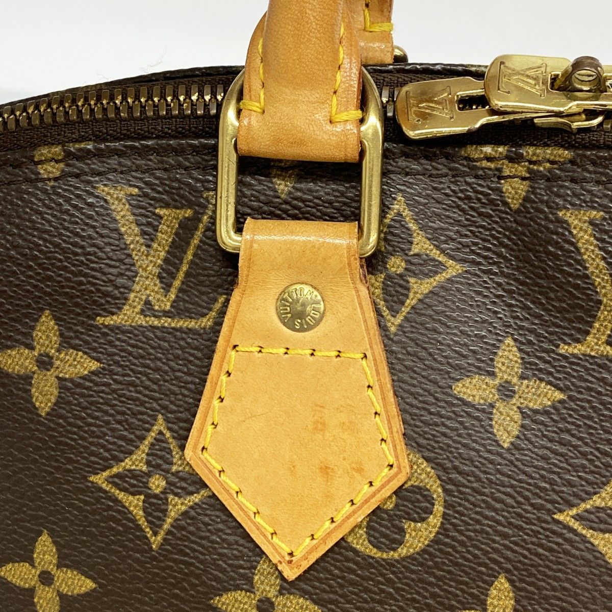 Louis Vuitton Handbag Monogram Alma Brown — view 9