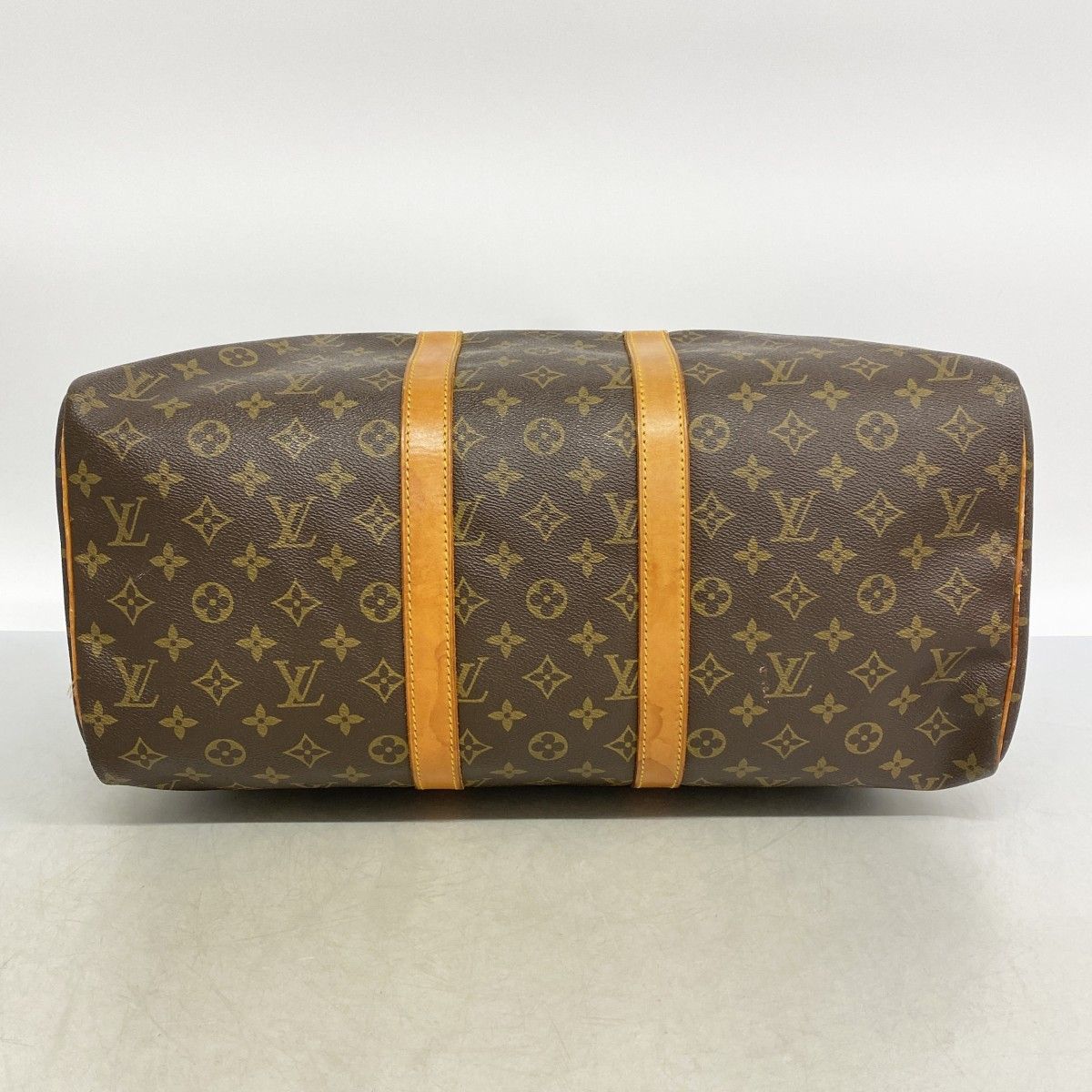Louis Vuitton Boston Bag Monogram Keepall 45 Brown — view 3
