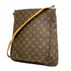Louis Vuitton Shoulder Bag Monogram Musette Brown