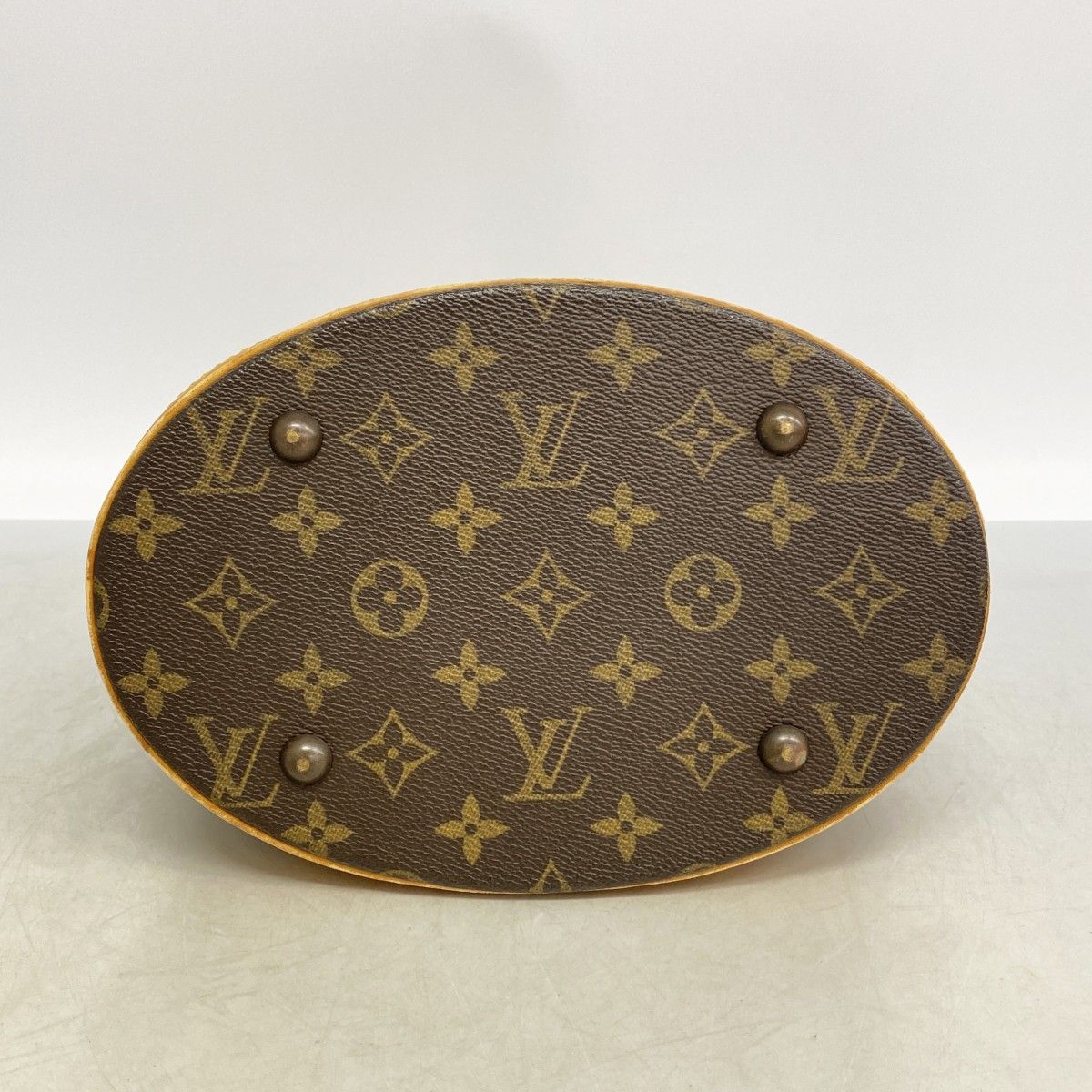 Louis Vuitton Tote Monogram Bucket PM Brown — view 3