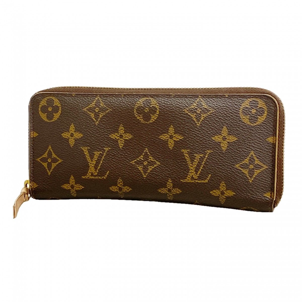 Louis Vuitton Wallet Monogram Portefeuille Clemence Brown Rose Velours