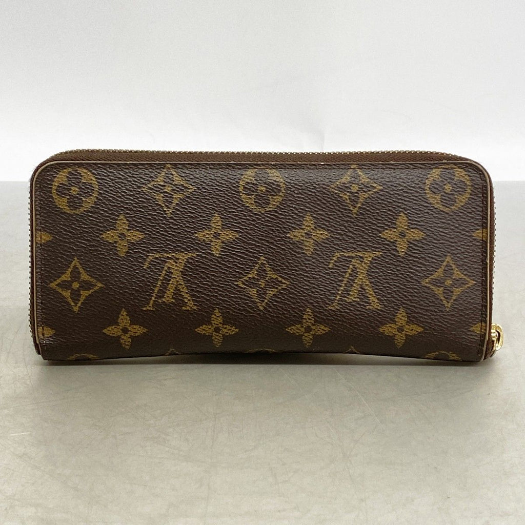 Louis Vuitton Wallet Monogram Portefeuille Clemence Brown Rose Velours — view 9
