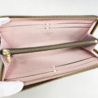 Louis Vuitton Wallet Monogram Portefeuille Clemence Brown Rose Velours — view 3