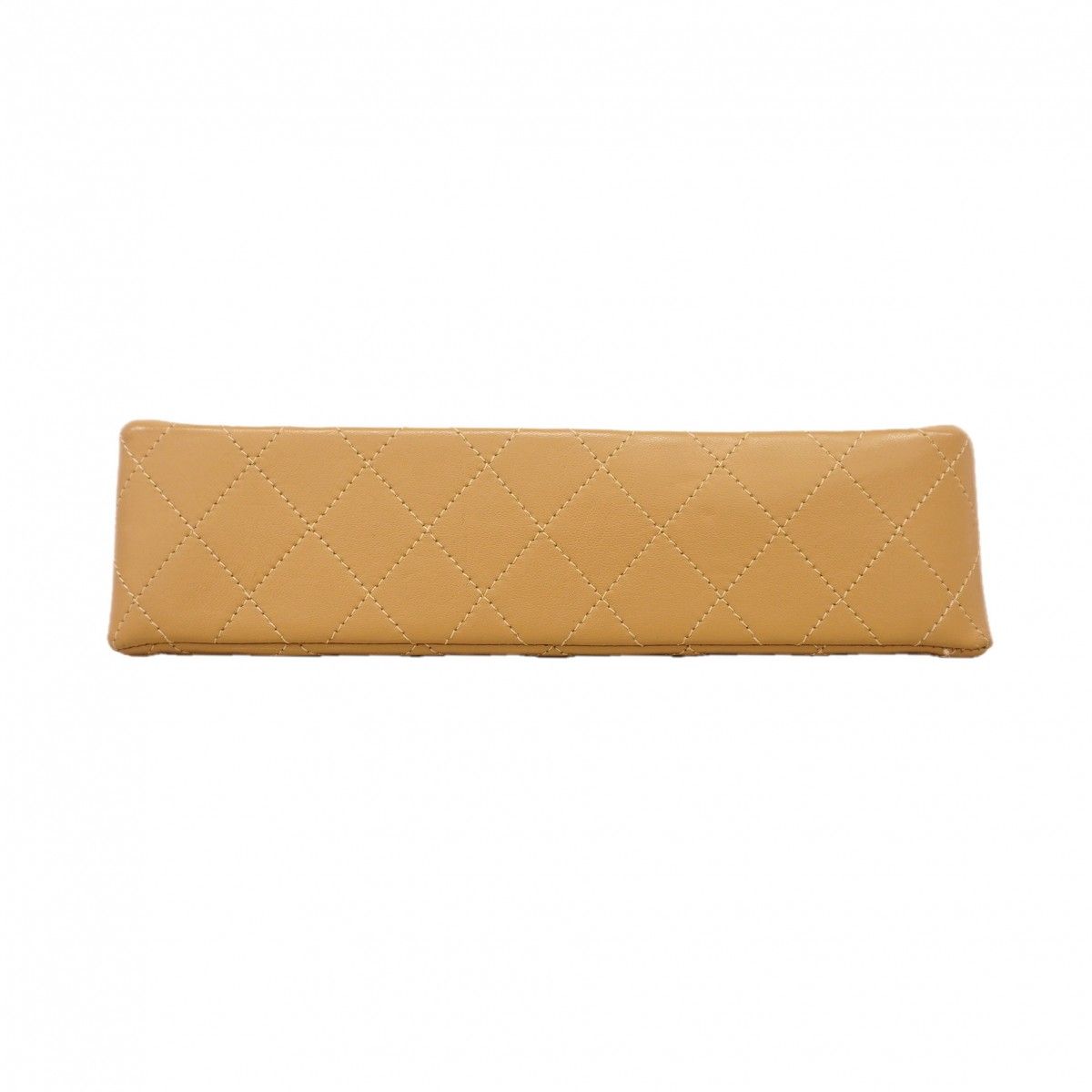 Chanel Shoulder Bag Quilted Limited Edition Lambskin Beige Gold Silver — view 3