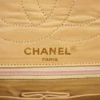 Chanel Shoulder Bag Quilted Limited Edition Lambskin Beige Gold Silver — view 5