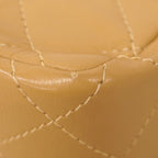 Chanel Shoulder Bag Quilted Limited Edition Lambskin Beige Gold Silver — view 7