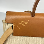 Hermes Handbag Herbag PM Toile Ash Natural Silver 2-Way — view 6