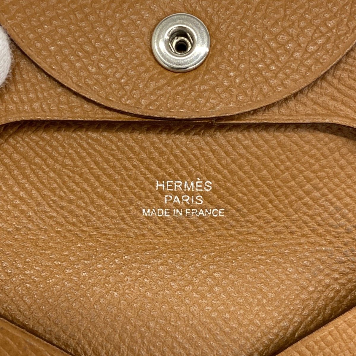 Hermes Coin Case Bastia Veau Epsom Gold Silver — view 4
