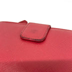 Prada Bifold Wallet Red Leather — view 6