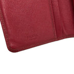 Prada Bifold Wallet Red Leather — view 5