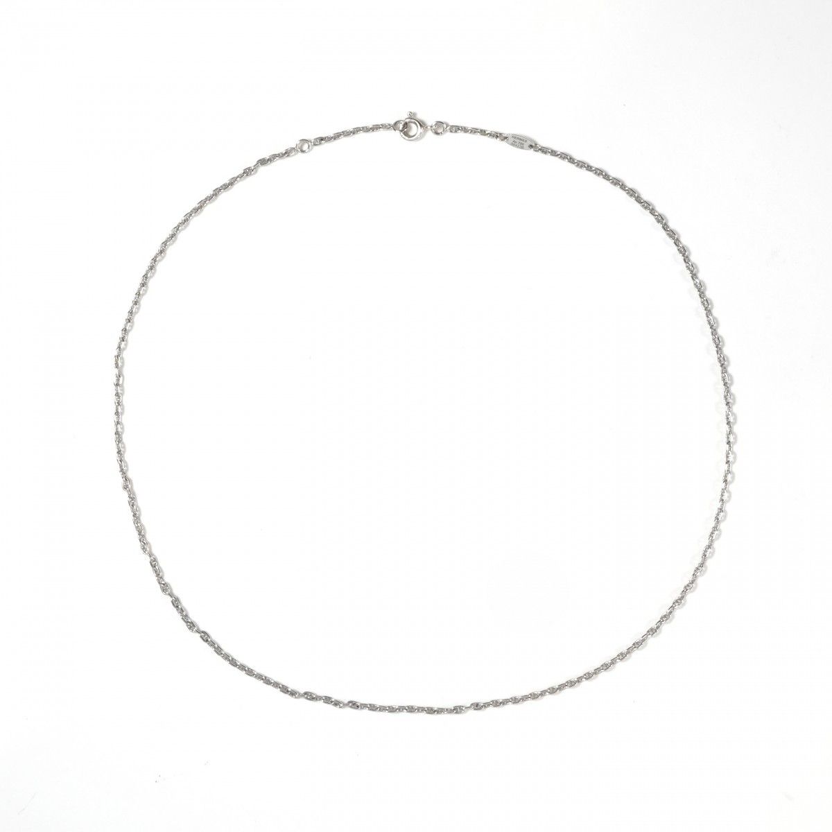 Hermes Chaine D'ancre Mini Ttpm Pendant Choker Silver — view 2